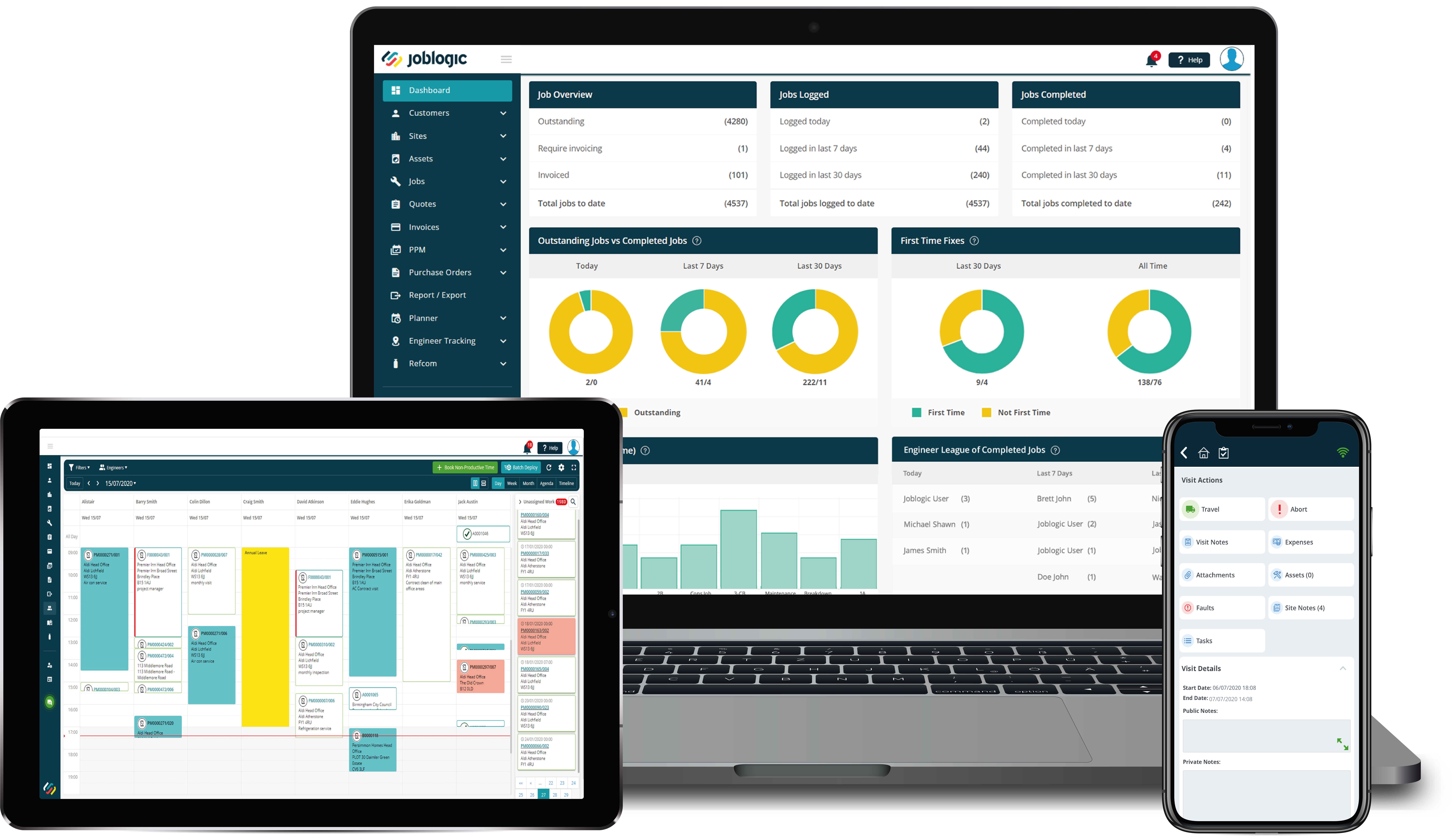 Joblogic Dashboard