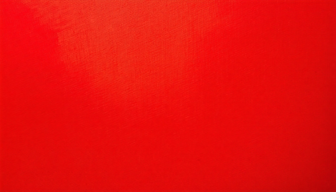 red plain banner