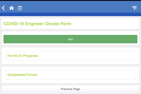Covid 19 engineer form