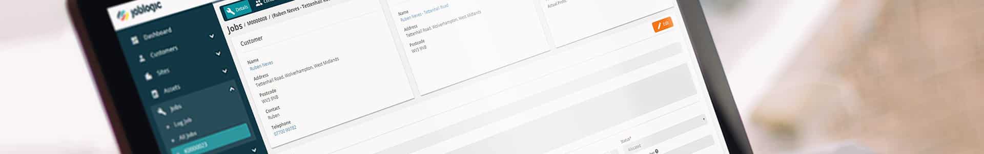 Job Sheet Software and Job Sheet App Header – Section Image