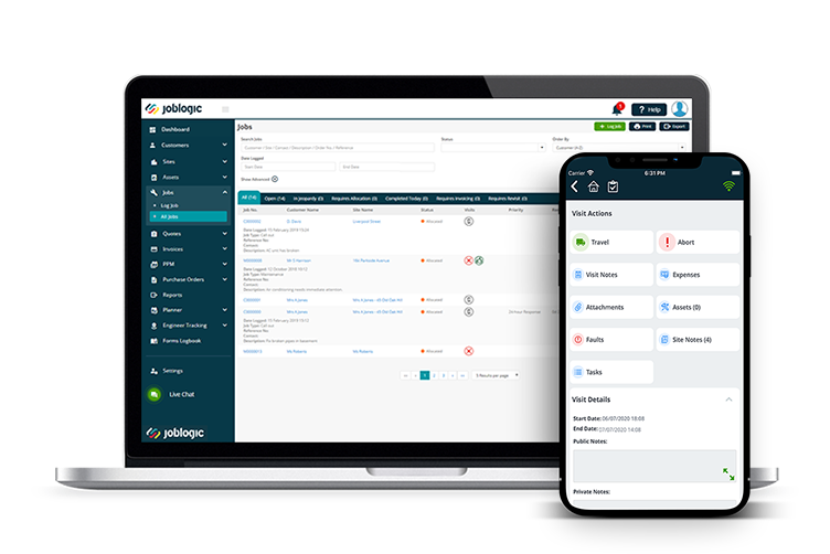 All-in-One Job & Service Management with Gas Engineer Software – Section Image