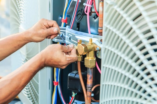 Installing air conditioners