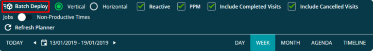 Batch deploy functionality