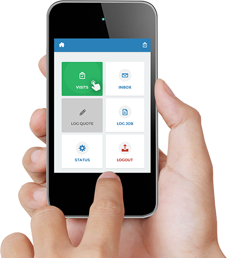 Joblogic mobile app for engineer visits