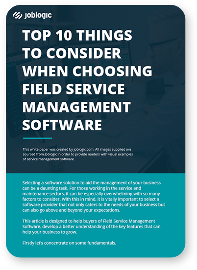 Joblogic white paper