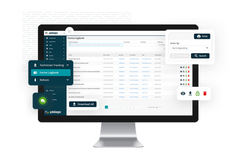 Electrical certificate software logbook