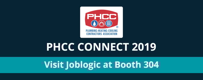 Join Joblogic at the PHCC CONNECT 2019 Expo