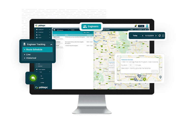 Assign jobs to engineers based on GPS location