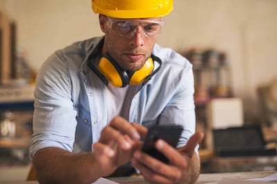 mobile-engineer-checking-phone