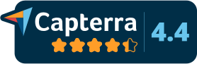 Joblogic badge Capterra