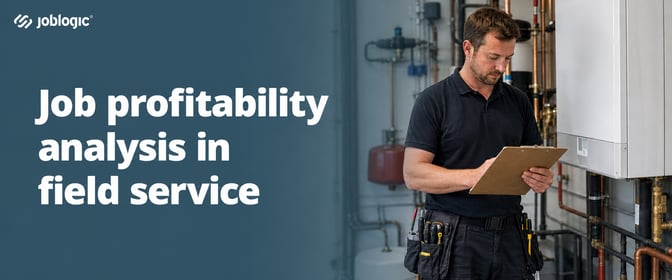 Job profitability analysis for field service teams