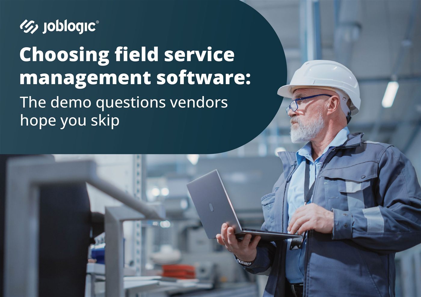 Cover of the buyer's guide: choosing field service management software