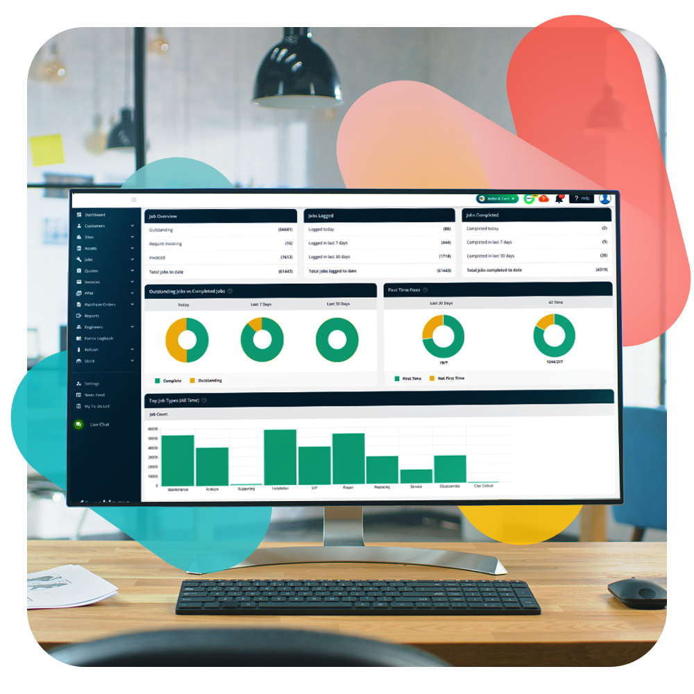 Full control across high-volume field operations Full control across high-volume field operations